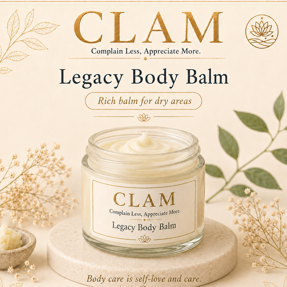 CLAM  Legacy Body Balm