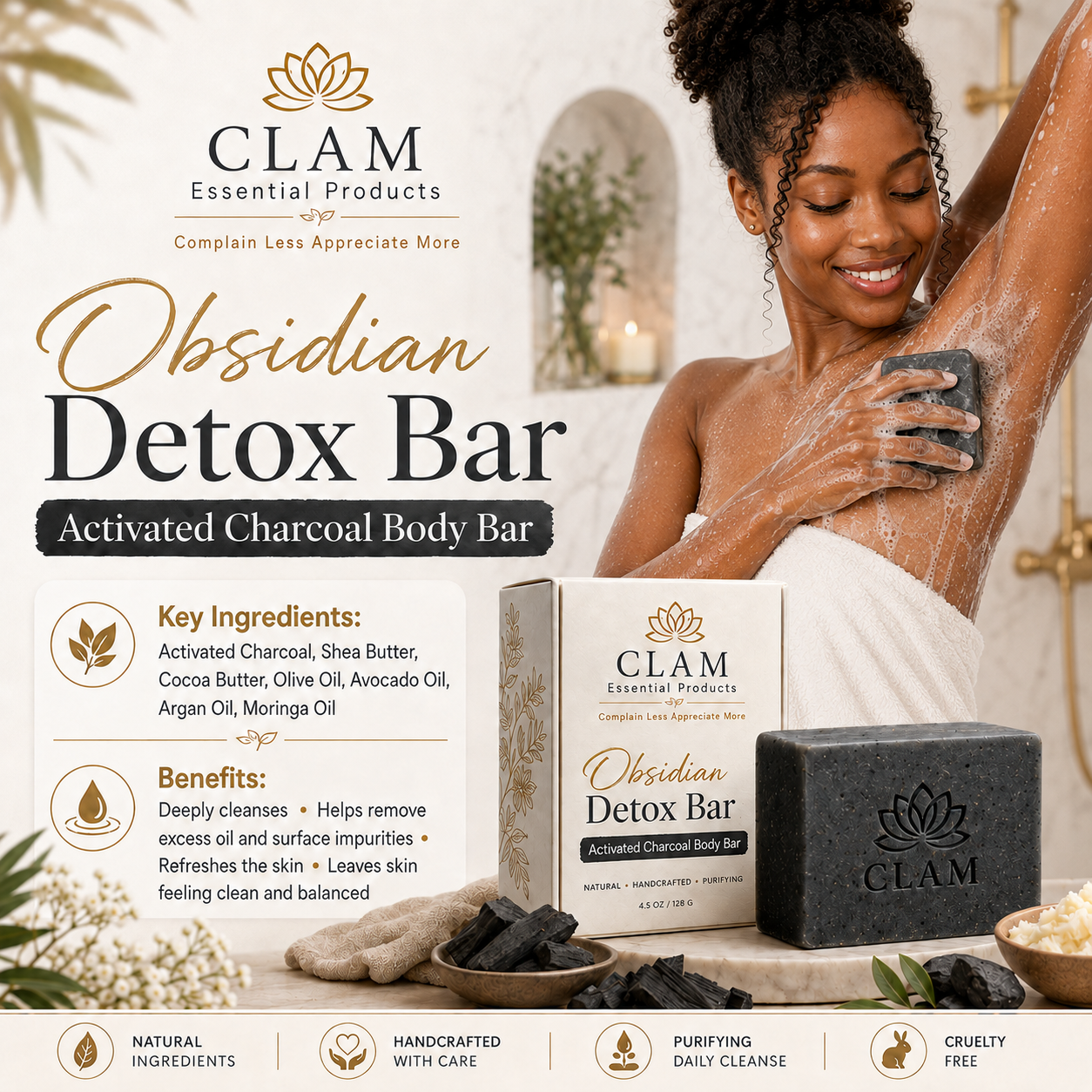 Obsidian Detox Bar