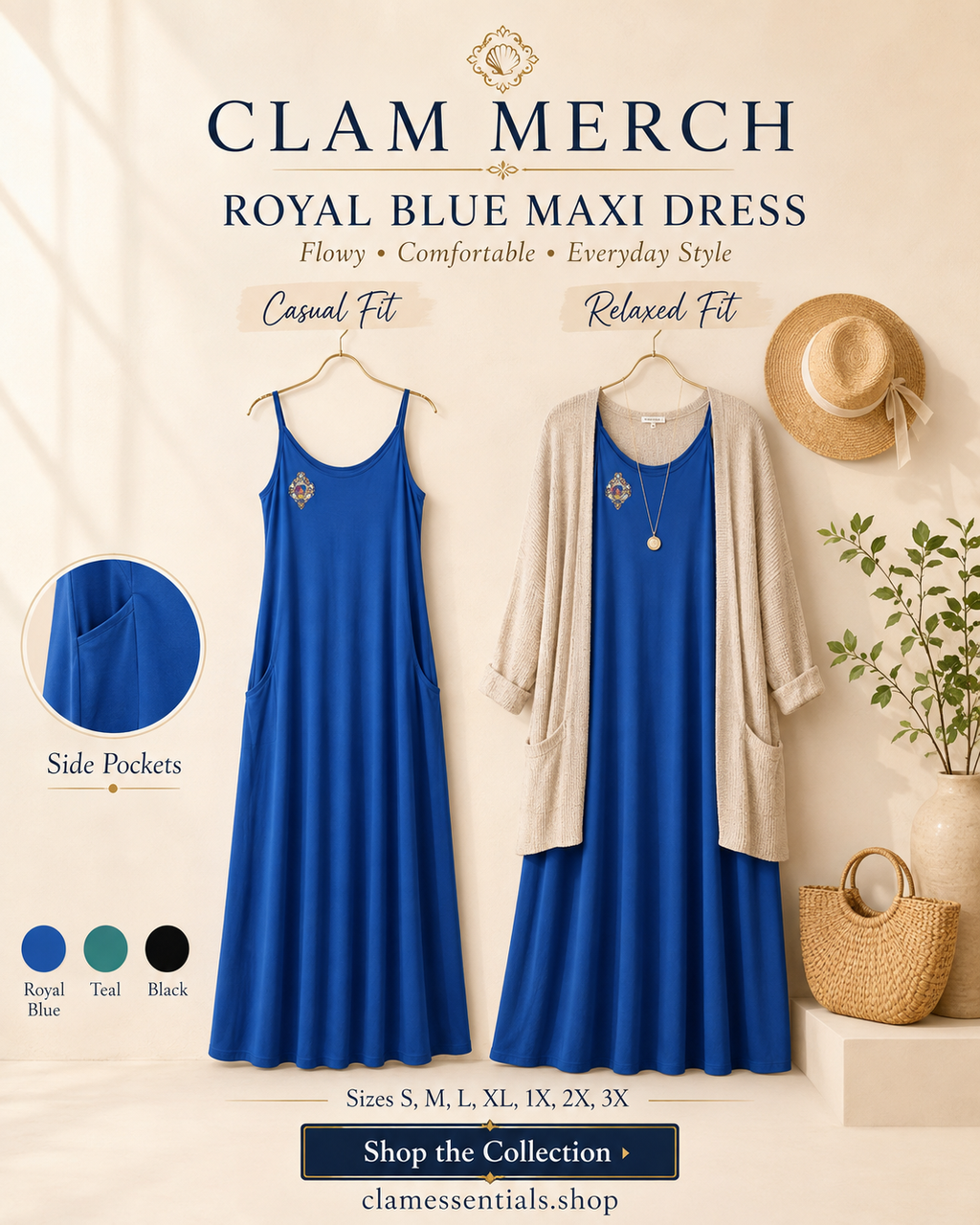 CLAMFit Maxi Dress