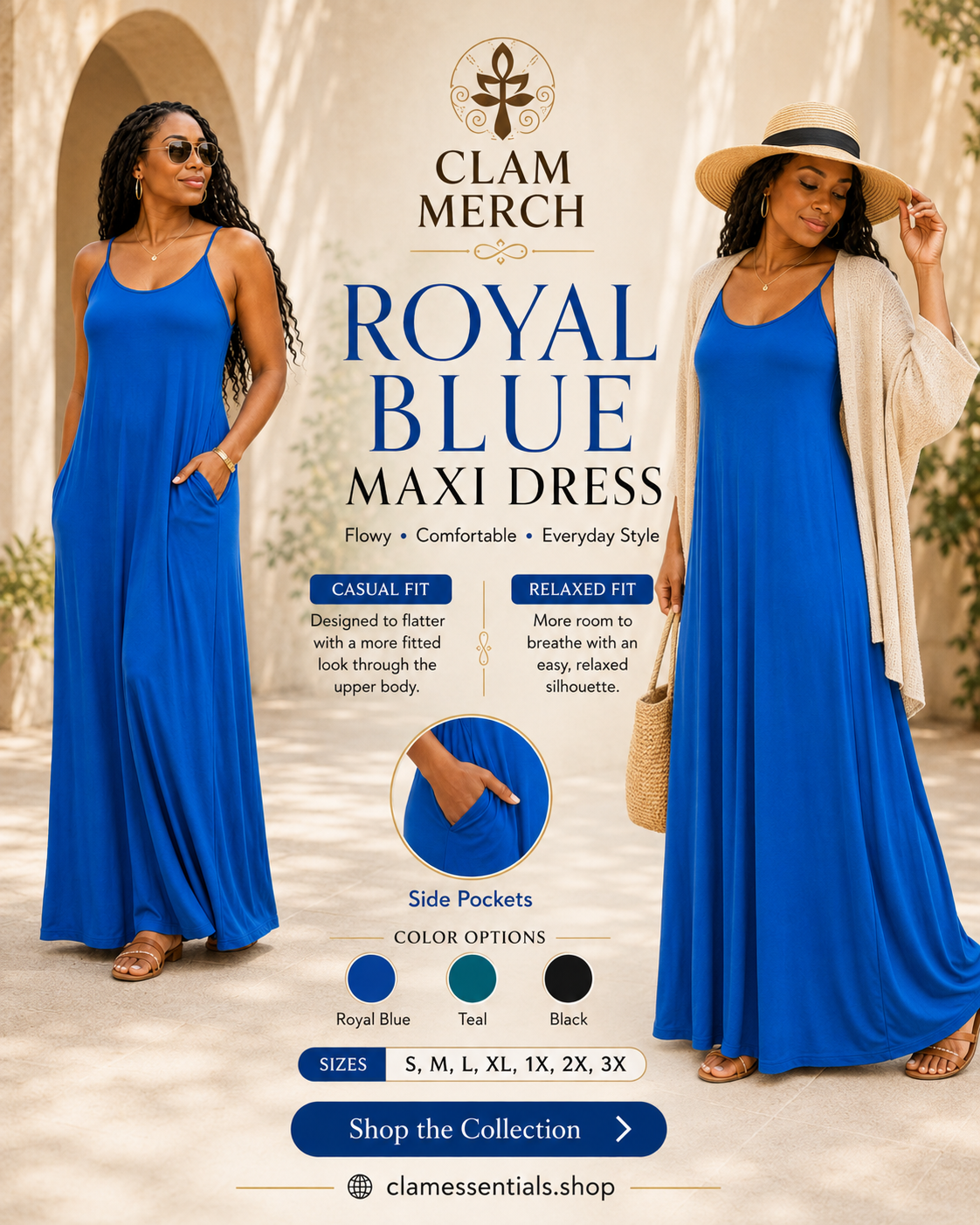 CLAMFit Maxi Dress
